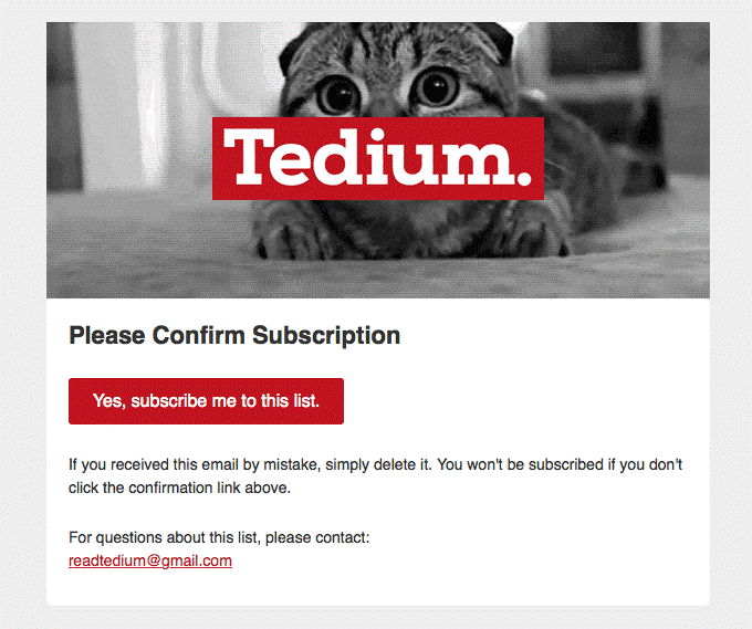 Tedium